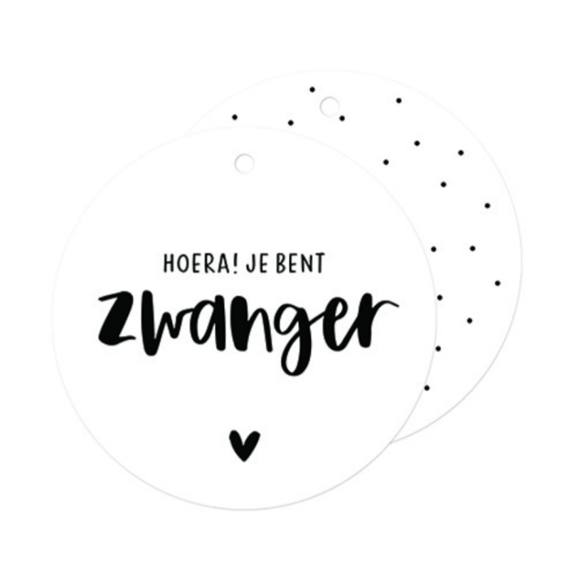 Cadeaulabels | Hoera! Je bent zwanger